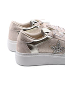 Sneaker con glitter da donna
