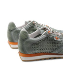 Sneaker in pelle traforata da uomo