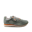 Sneaker in pelle traforata da uomo