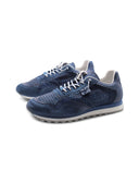 Sneaker in pelle traforata da uomo