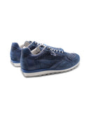 Sneaker in pelle traforata da uomo