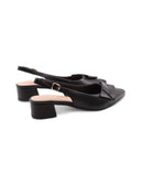Décolleté slingback in pelle da donna