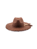 Cappello fedora intrecciato da donna
