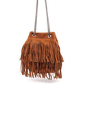 Cervia borsa scamosciata con frage