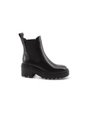Chelsea boot nero con tacco da donna