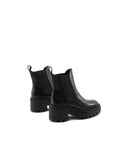 Chelsea boot nero con tacco da donna