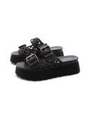 Janis 4476 ciabatta platform donna