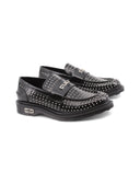 Sabbath 4575 mocassino nero con borchie