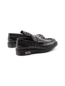 Sabbath 4575 mocassino nero con borchie