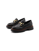 Mocassino Chunky in pelle con morsetto