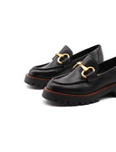 Mocassino Chunky in pelle con morsetto