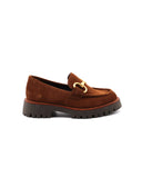 Mocassino Chunky scamosciato morsetto