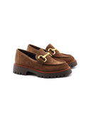 Mocassino Chunky scamosciato morsetto