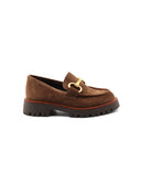 Mocassino Chunky scamosciato morsetto