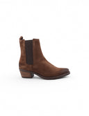 Stivaletto texano scamosciato da donna