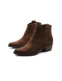 Stivaletto texano scamosciato da donna