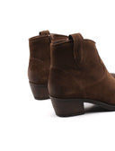 Stivaletto texano scamosciato da donna