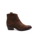 Stivaletto texano scamosciato da donna