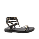 Coralie sandalo in pelle con borchie