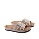 Ciabatta con strass da donna