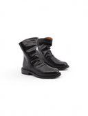 Stivaletto con gambale arricciato donna