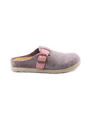 Ciabatta donna in feltro con fibbia