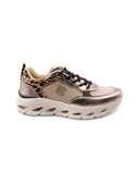 Sneaker donna con inserto animalier