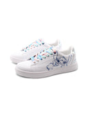 Stitch sneaker bianca donna con stampa