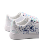 Stitch sneaker bianca donna con stampa