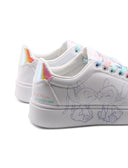 Stitch sneaker bianca donna con stampa