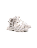 Sandalo da bimba con strass