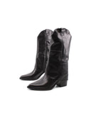 Stivale texano con risvolto da donna