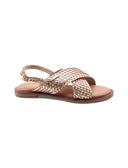 Doa sandalo in pelle intrecciata donna