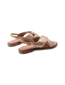 Doa sandalo in pelle intrecciata donna