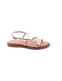 Dunia sandalo oro in pelle da donna