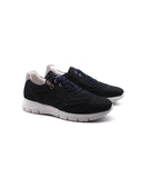 Sneaker da uomo in vera pelle con zip