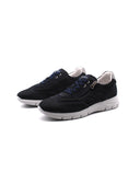 Sneaker da uomo in vera pelle con zip