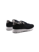 Sneaker da uomo in vera pelle con zip