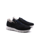 Sneaker da uomo in vera pelle con zip