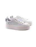 Sneaker platform da donna in vera pelle