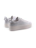Sneaker platform da donna in vera pelle