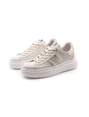 Sneaker da donna in pelle con glitter