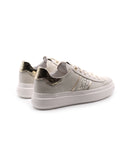 Sneaker da donna in pelle con glitter