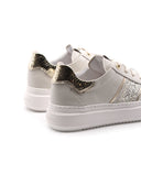 Sneaker da donna in pelle con glitter