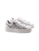 Sneaker donna in pelle laminata