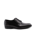 Scarpa derby nera in pelle da uomo