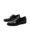 Scarpa derby nera in pelle da uomo