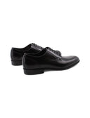 Scarpa derby nera in pelle da uomo