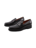 Mocassino elegante nero in pelle uomo