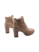 Ankle boot con tacco alto e plateau